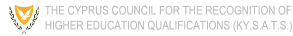 KYSATS - Cyprus Council for the Recognition of Higher Education Qualifications
