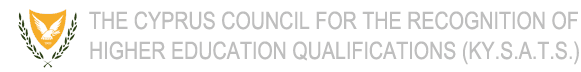 KYSATS - Cyprus Council for the Recognition of Higher Education Qualifications